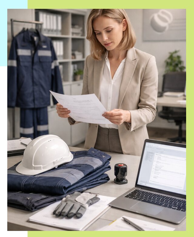 Сертификация спецодежды в Краснокамске от 7096 р. | Алешин-Кнм