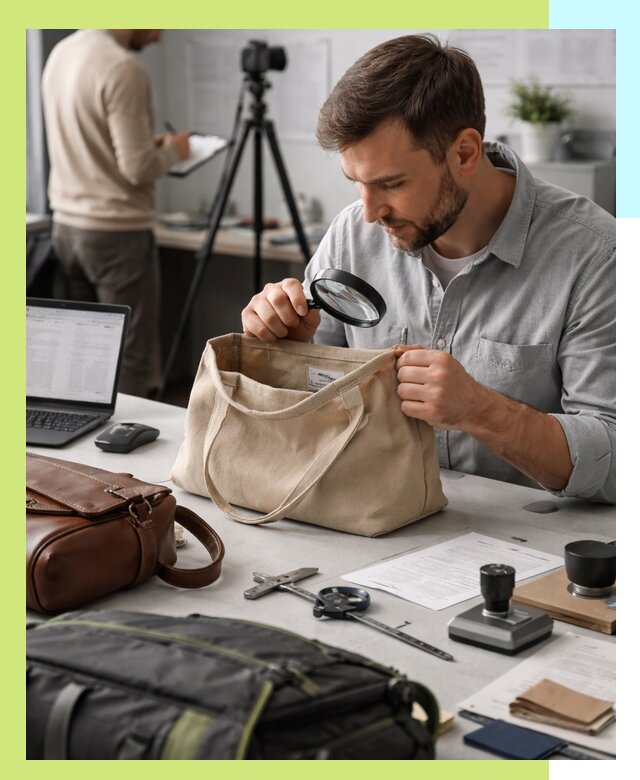 Сертификация сумок в Краснокамске, оформление и получение сертификатов