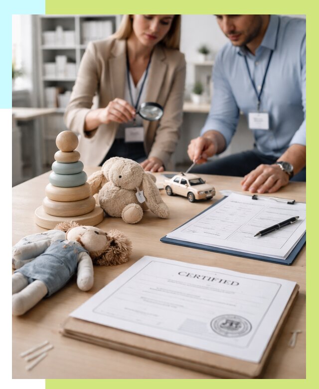 Сертификация игрушек в Краснокамске от 12164 р. | Алешин-Кнм