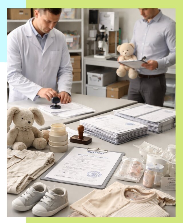 Сертификация детских товаров в Краснокамске от 15206 р. | Алешин-Кнм