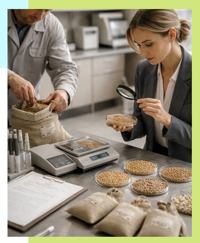 Сертификация зерна в Краснокамске по цене от 15206 р. | Алешин-Кнм