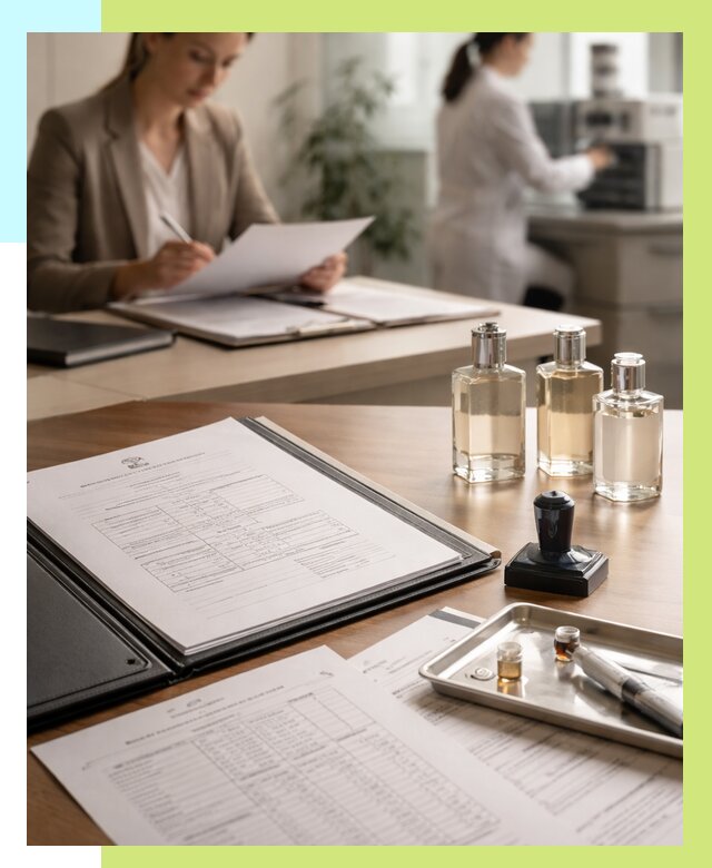 Сертификация парфюмерии в Краснокамске от 15206 р. | Алешин-Кнм