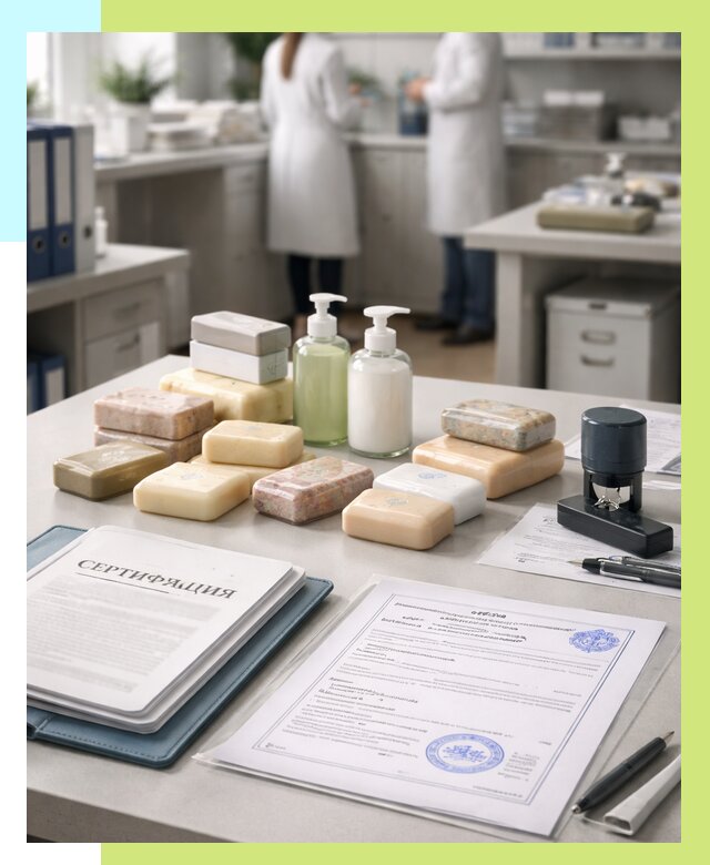 Сертификация мыла и сертификат на мыло в Краснокамске от 12164 | Алешин-Кнм