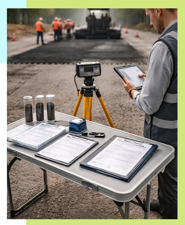 Сертификация асфальта в Краснокамске от 25343 р. | Алешин-Кнм