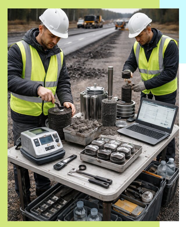 Сертификация асфальта: испытания и подтверждение в Краснокамске