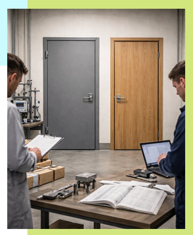 Сертификация дверей в Краснокамске от 8110 р. под ключ | Алешин-Кнм