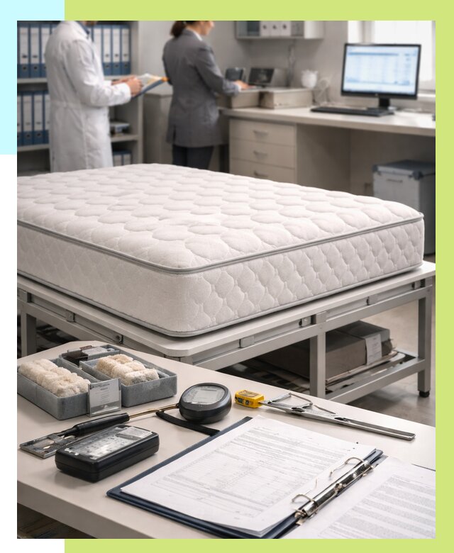 Сертификация матрасов в Краснокамске от 8616 р. | Алешин-Кнм