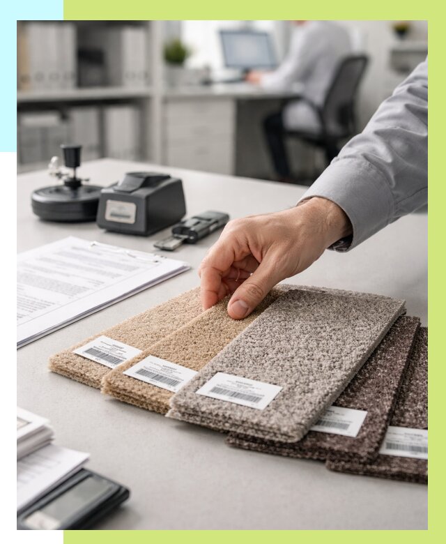 Сертификация ковролина в Краснокамске от 15206 р., Алешин-Кнм