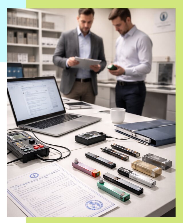 Сертификация электронных сигарет в Краснокамске от 20274 р. | Алешин-Кнм