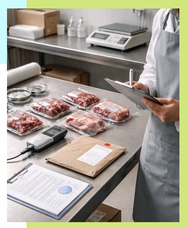 Сертификат на мясо и декларация в Краснокамске от 8616 р. | Алешин-Кнм
