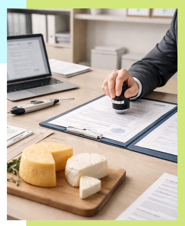 Сертификация сыров в Краснокамске от 15206 р | Сертификат на сыр Алешин-Кнм