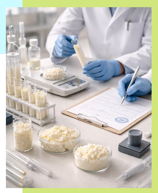 Сертификация творога в Краснокамске от 12164 р. под ключ | Алешин-Кнм