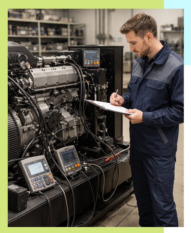 Сертификация дизельных генераторов и их оборудования в Краснокамске