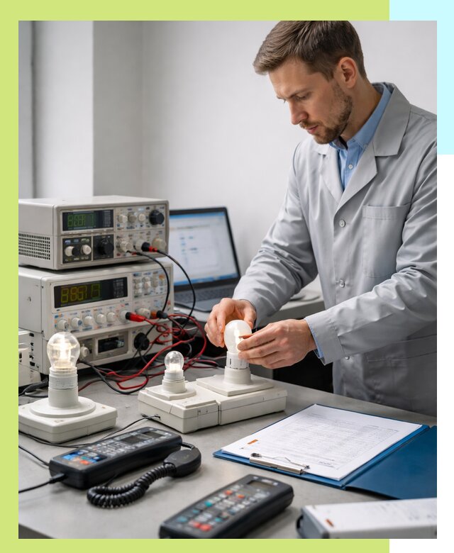 Сертификация ламп и светильников в Краснокамске по нормативам