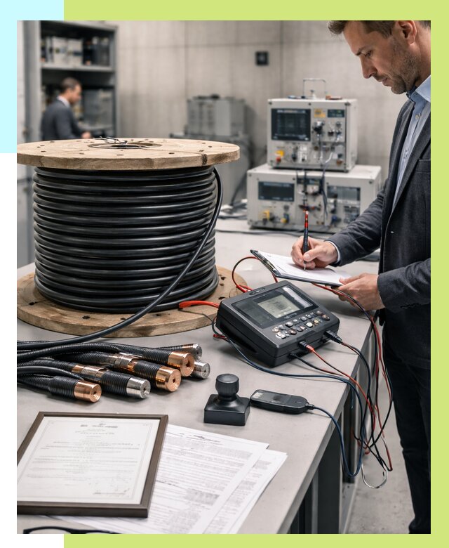 Сертификация кабеля в Краснокамске от 8110 р. срочно | Алешин-Кнм