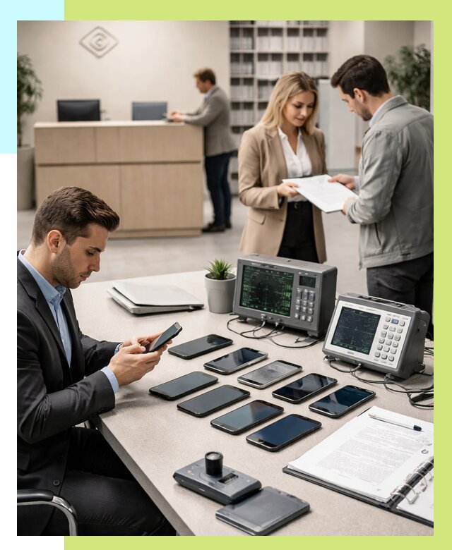 Сертификация телефонов в Краснокамске от 25343 р. под ключ | Алешин-Кнм