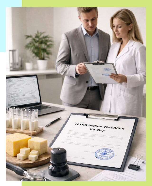 ТУ на сыры в Краснокамске срочно от 12164 р. — оформление | Алешин-Кнм