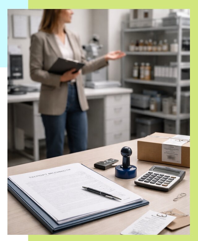 Паспорт безопасности продукции в Краснокамске от 4562 р. — Алешин-Кнм