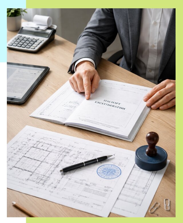 Паспорт эксплуатации в Краснокамске под ключ от 4562 р. Алешин-Кнм