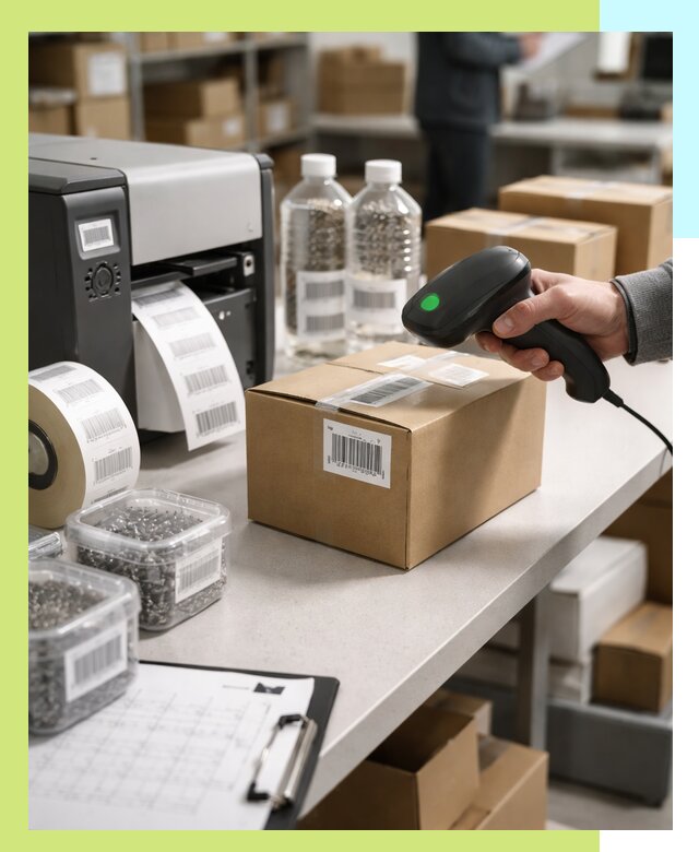 Штрихкодирование продукции и маркировка для продажи в Краснокамске