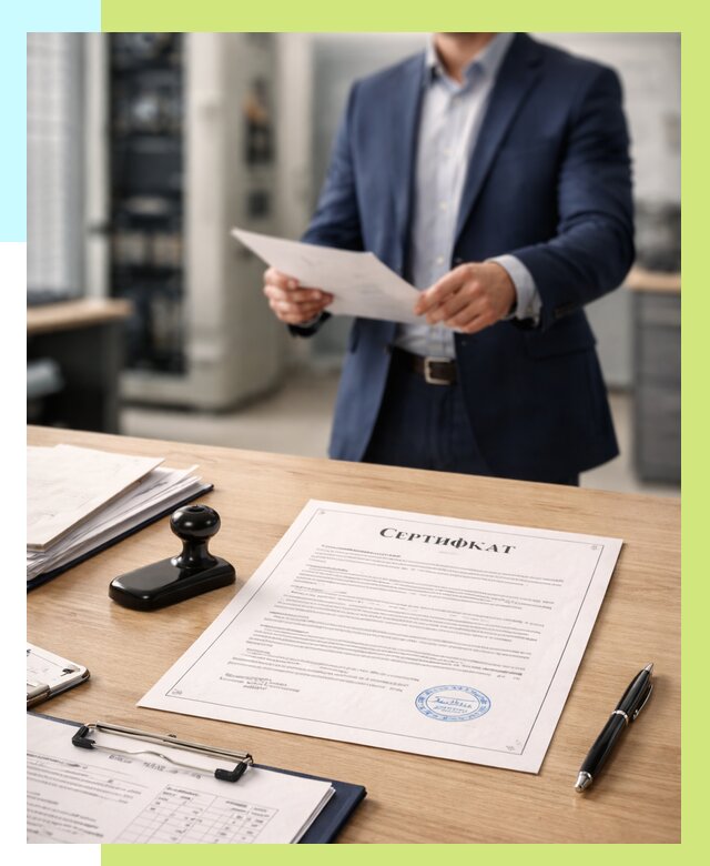 Сертификат на оборудование в Краснокамске от 15206 р. | Алешин-Кнм