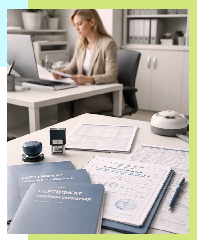 Сертификаты пожарной безопасности в Краснокамске от 15206 р. | Алешин-Кнм