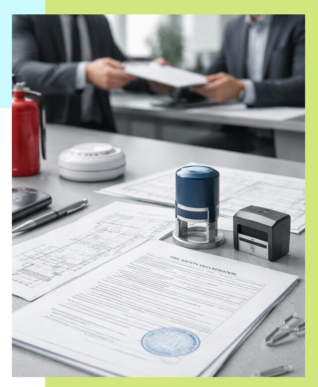 Декларация пожарной безопасности в Краснокамске от 8110 р. | Алешин-Кнм