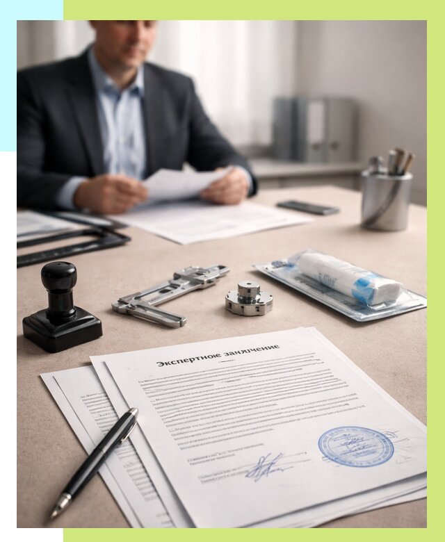 Экспертное заключение на продукцию в Краснокамске от 8616 р. | Алешин-Кнм