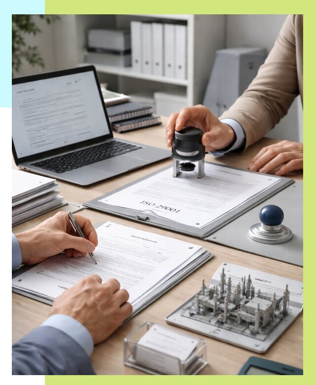 Сертификат ISO 29001 в Краснокамске под ключ от 76028 р. | Алешин-Кнм